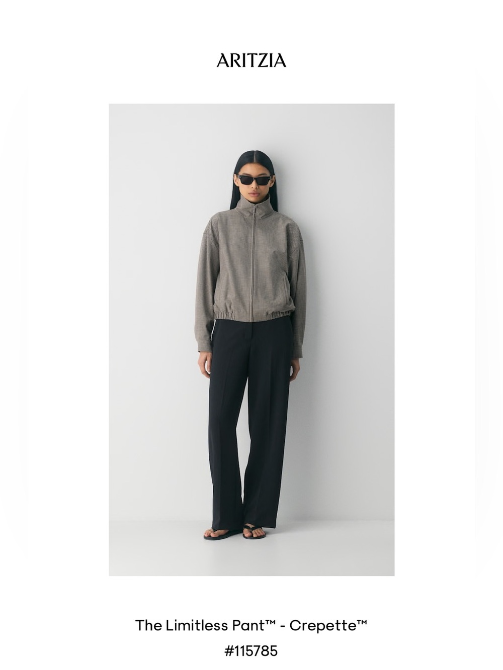 NWT Aritzia The Limitless Pant™ - Black Tailored Trousers